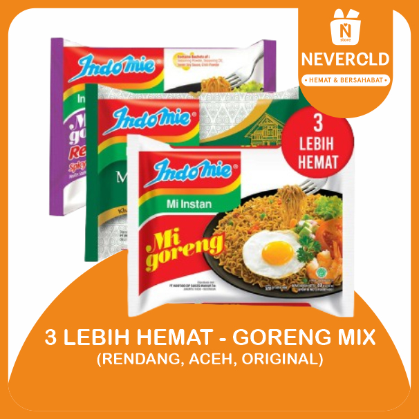 

(3 LEBIH HEMAT) INDOMIE GORENG MIX RASA