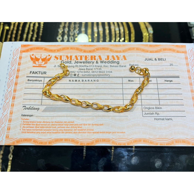 gelang rantai silver gelang rantai bambu gelang perak gelang wanita