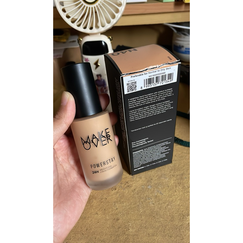 Preloved Makeover Powerstay Foundation N40