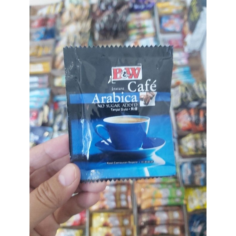 

B&W cafe arabica coffee