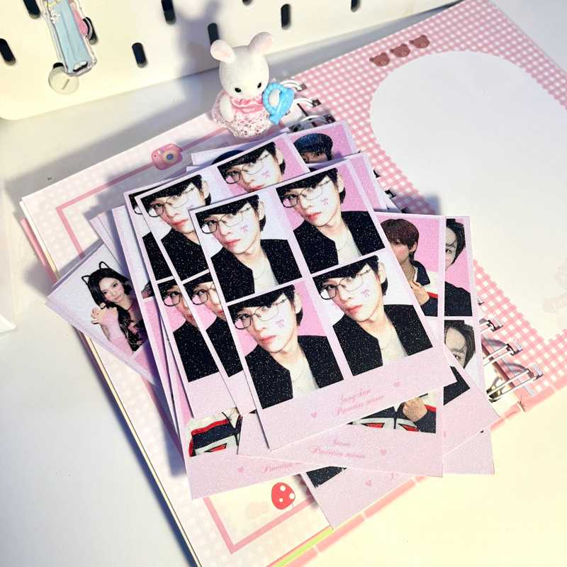 [MIN-3pcs] PWEETIES MIUW PHOTO ID 4 CUT ll AESPA, LE SSERAFIM, IVE, RIIZE, ENHYPEN