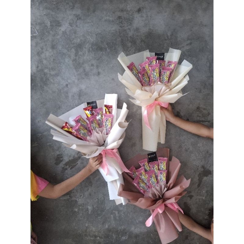 

buket jajan/snack/wisuda/sidang/buket murah