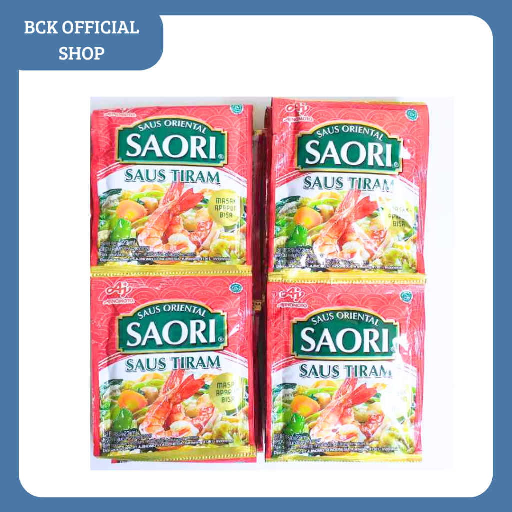 

AJINOMOTO SAUS TIRAM SAORI 10x23ml (1Renceng)