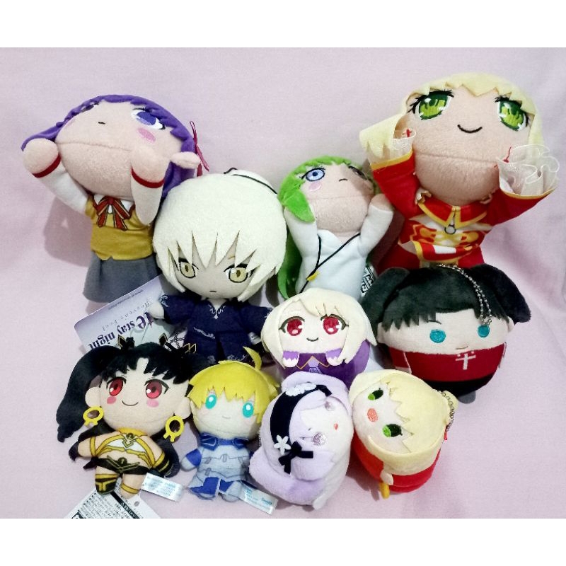 Fate Series FSN FGO Extella Nuigurumi Plush Nesoberi Mochi Mascot Mochikororin Fuwakororin - Saber N