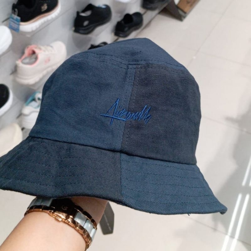 Topi Airwalk Bucket Hat Tomb Unisex Navy Black Original | Topi Airwalk - Airwalk Topi