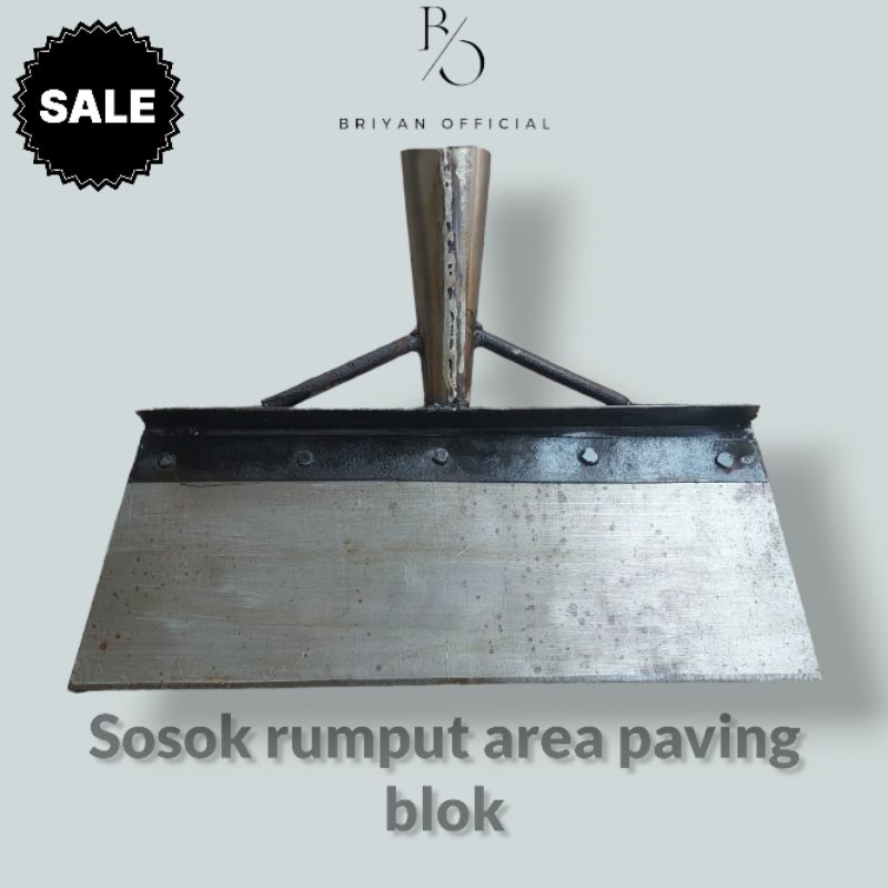 SEKOP BAJA MULTIFUNGSI COCOK BUAT BERSIHIN RUMPUT DI AREA PAVING BLOK