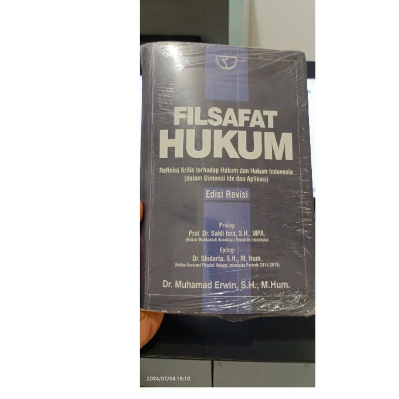 Filsafat Hukum Refleksi Kritis terhadap Hukum dan Hukum Indonesia