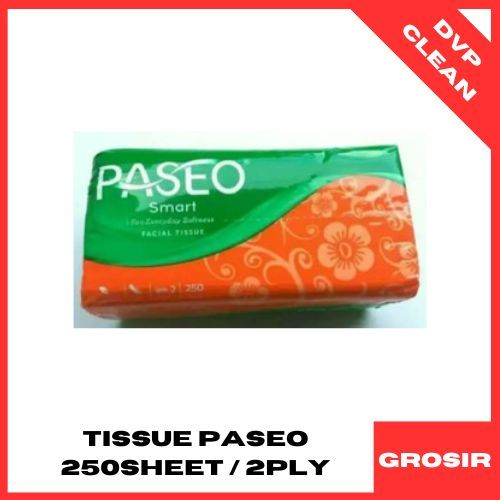 Tissue Paseo 250 sheet 2 ply Facial Tissue