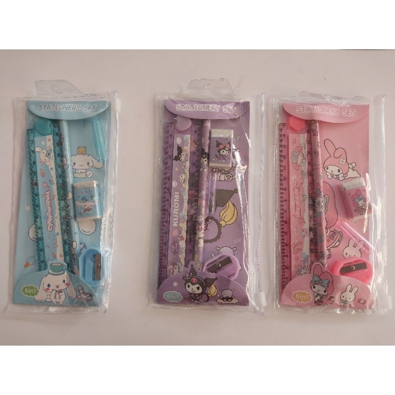 

Set ATK Pouch Sanrio/Set Alat Tulis Anak Sanrio/Paket Alat Tulis Sanrio/Set Stationary Sanrio