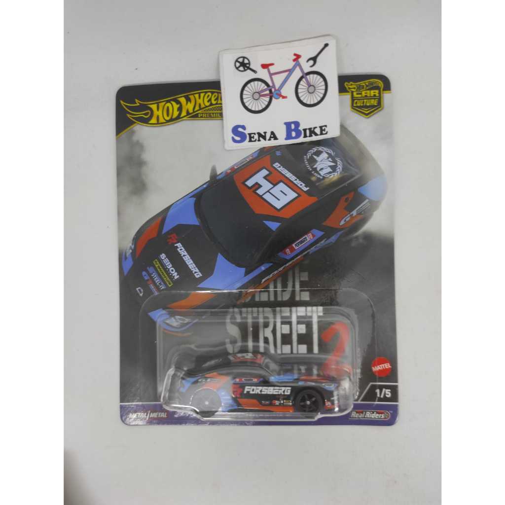 Hotwheels Premium Slide Street 2 - Nissan, Lamborghini Huracan LBWK, Toyota Corolla