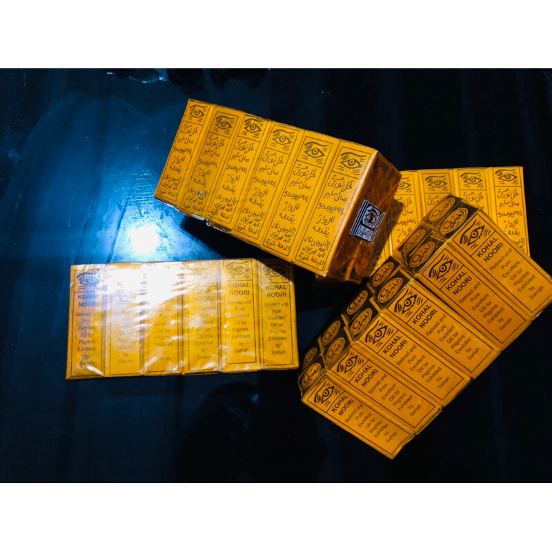 Celak Bubuk Mata Kohal Noori Original Hitam Pekat / Bubuk Celak Mata Batu itsmid Arab