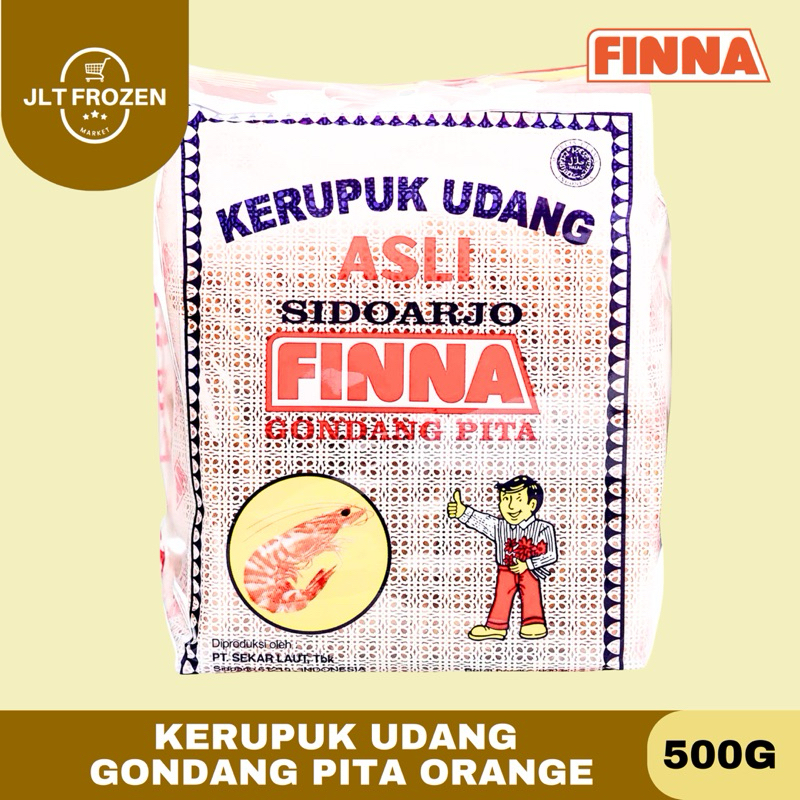 

Finna Kerupuk Udang Gondang Pita Orange Asli Sidoarjo - 500g