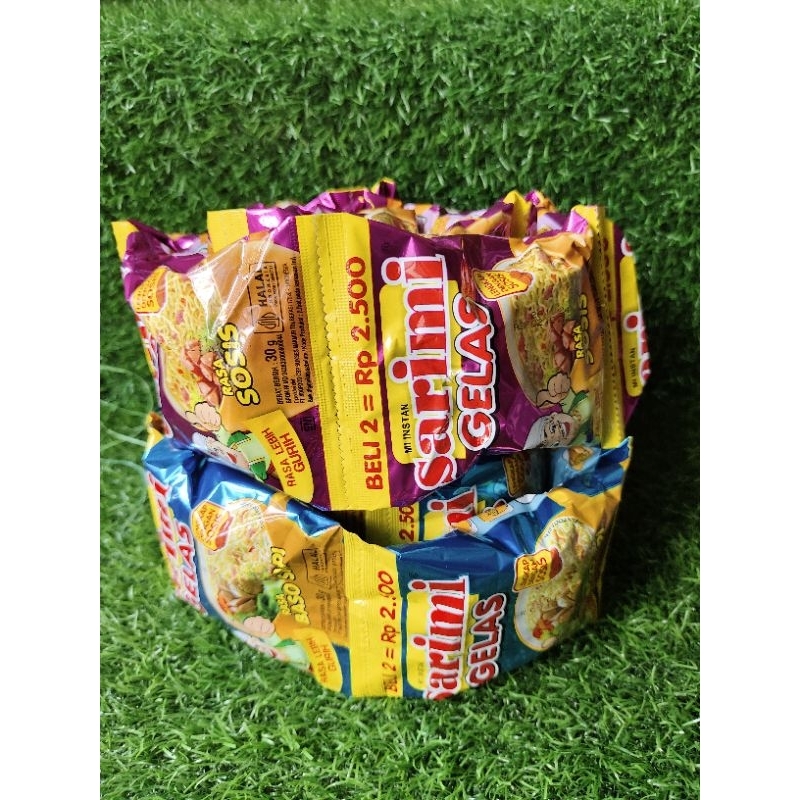 

SARIMI GELAS DAPAT 2RENCENG ISI 20PCS