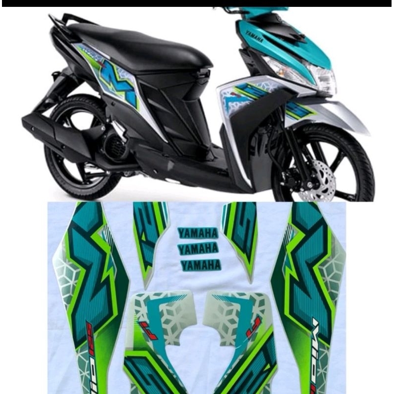 Steiping lis Stiker Standar ori body Motor Yamaha Mio M3 2024