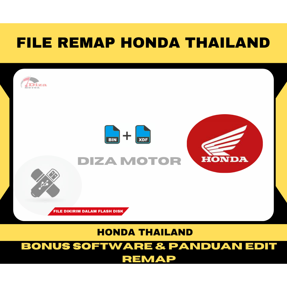 File Remap Thailand BIN dan XDF Full ECU Honda Keihin Banyak File 30 BIN XDF+FLASH DISK