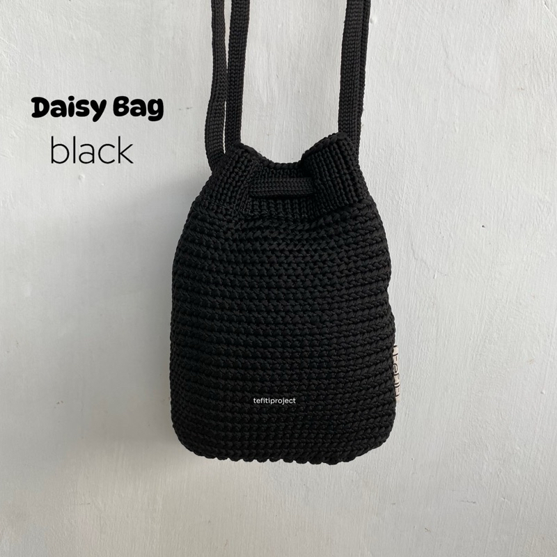 Tas Rajut Pouch DAISY Knit Bag Sling Selempang