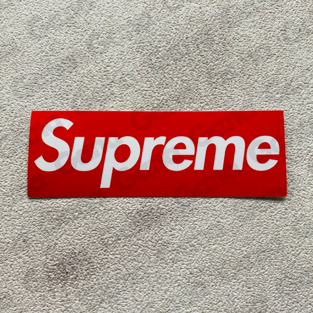 

Sticker Stiker Logo Supreme Stiker Brand Supreme Sticker Laptop Hp Helm Motor Laminasy Glossy Vinly