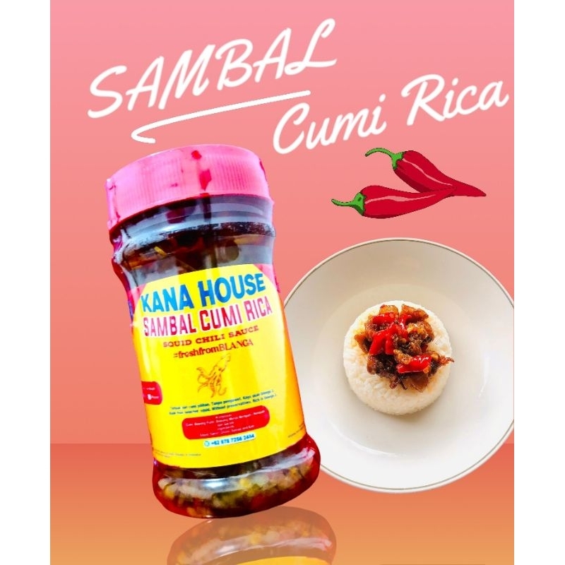 

Sambal Cumi Kana House 150gr Versi Citarasa Rica Rica Manado Homemade Premium Full Rempah