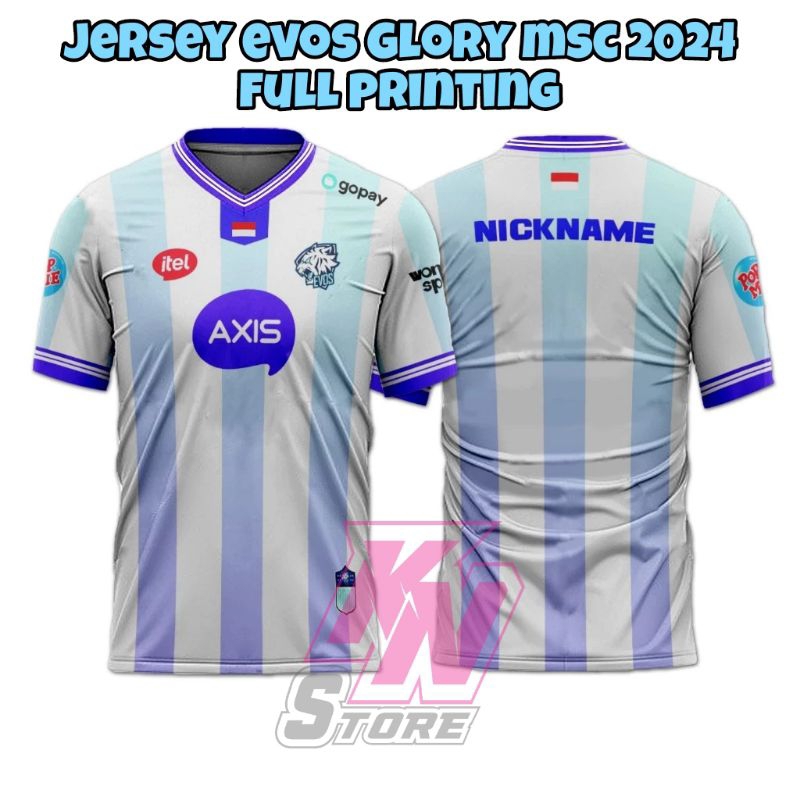 Jersey evos glory msc 2024 (Bisa custom nama)