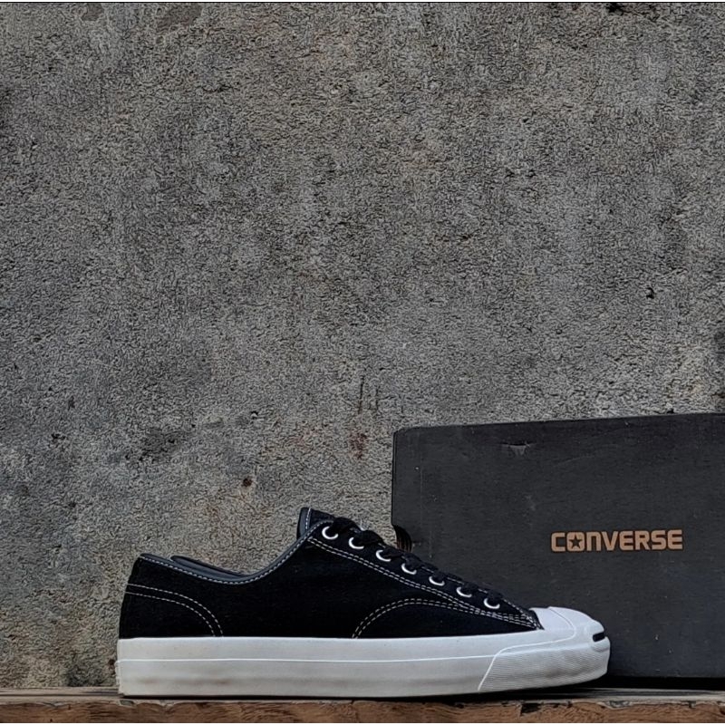Converse jack purcell pro ox black white suede BNIB(sz 43) origial 100% PT MAP