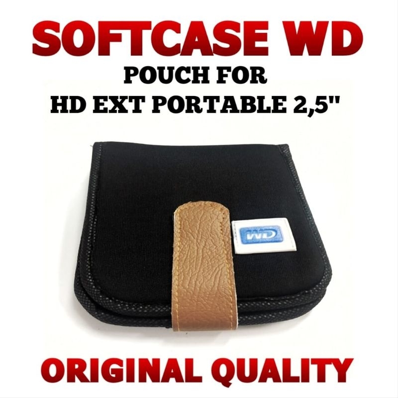 Softcase / Soft Pouch Hard Disk External 2.5" Black Brown [ SALE ] HardDisk / SSD External Seagate/W