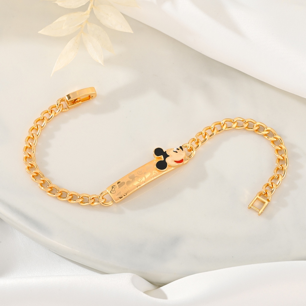 Gelang Anak Titanium Bangle Segar Bracelet Terbaru Perempuan Emas Bayi