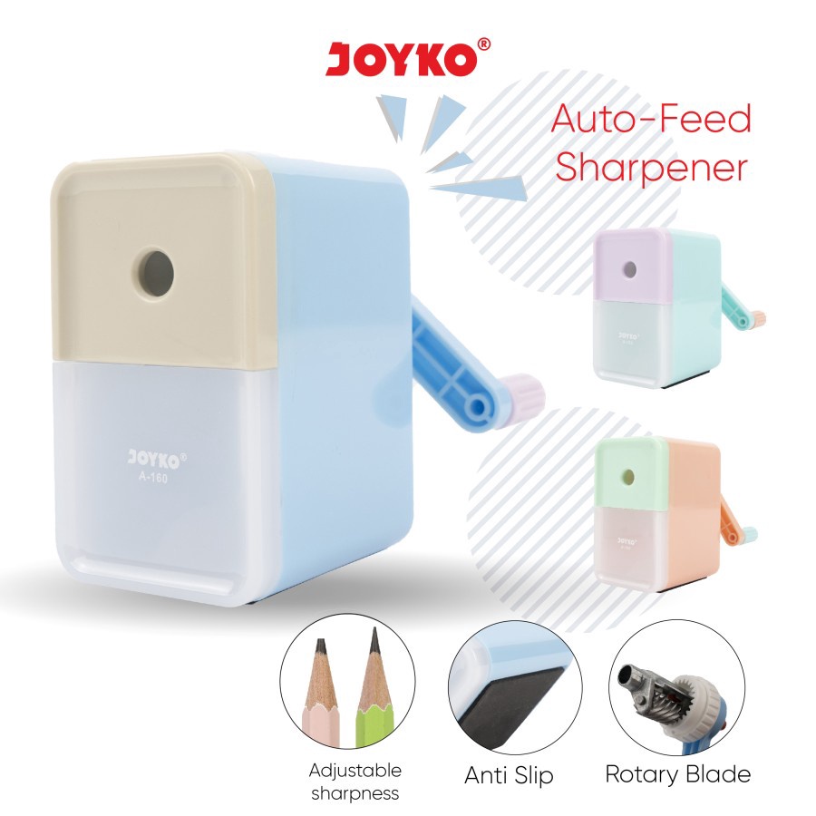 

DAHSYAT JOYKO A16 Serutan Putar Rautan Pensil Sharpener Pencil Anti Slip A16