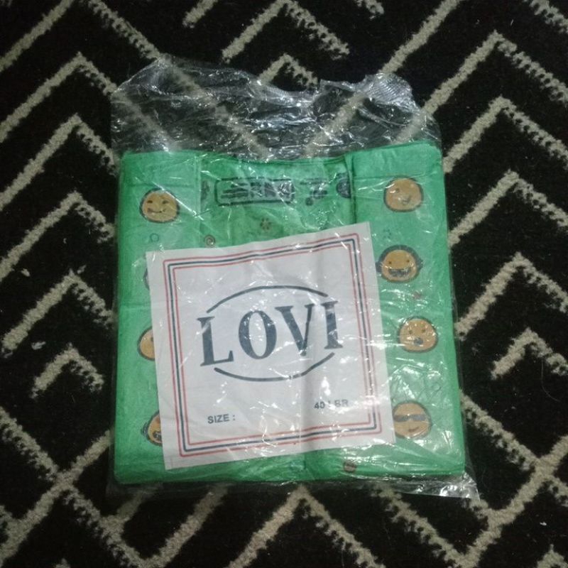 Kantong Plastik Lovi 15 Motif Smile Thank You / Kantong Plastik Kecil Motif Senyum Praktis