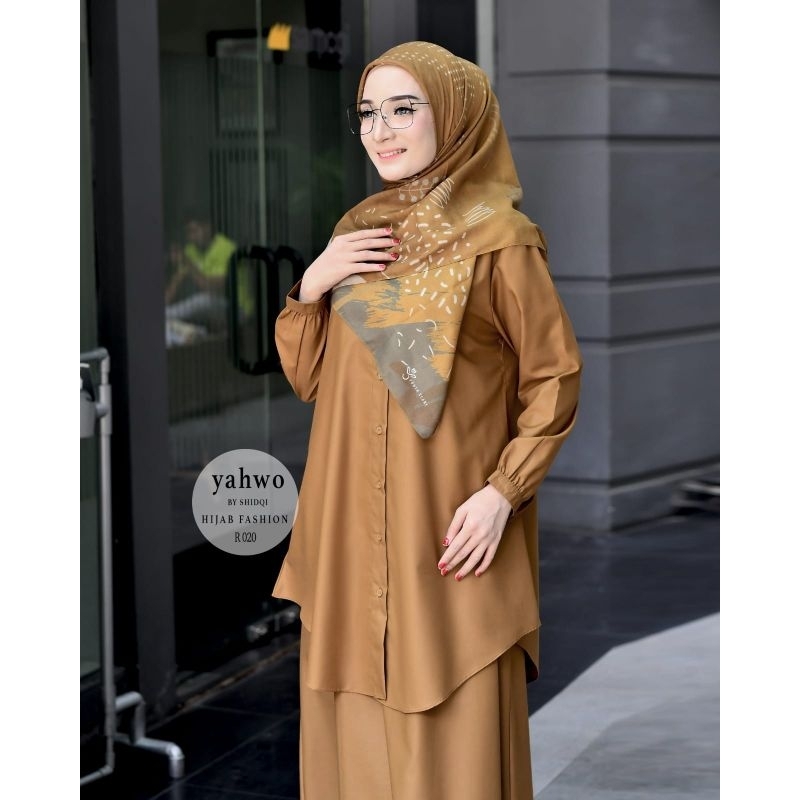 SET ROK PEMDA PNS WARNA KHEKI/PAKAIAN WANITA BAHAN TOYOBO/SERAGAM GURU/PNS PDH KHAKI TERLARIS