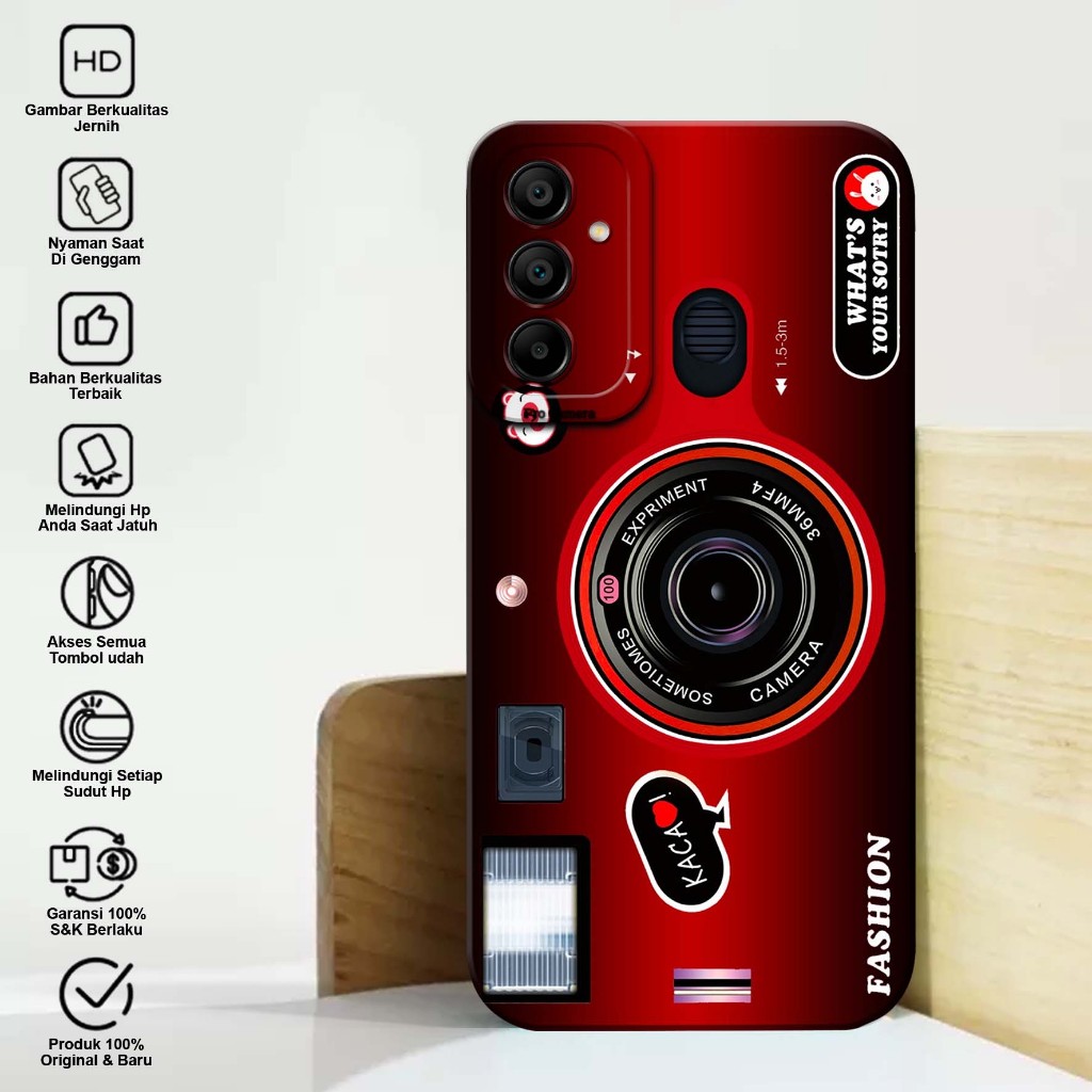 SOFTCASE SAMSUNG A15 Terbaru Motif (CAMERA) Case Samsung A15 - Case Hp - Casing Hp - Casing Samsung 