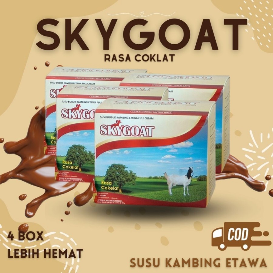 

Skyagoat Susu Kambing Etawa Bubuk Full Cream | Sky Goat Susu Kambing | Susu Kambing Etawa