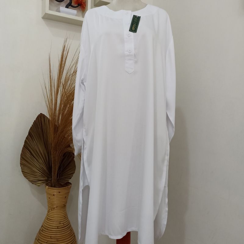 Tunik Jumbo Polos Bahan Rayon Twil