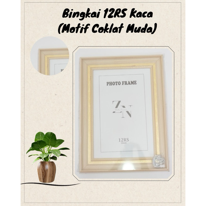 Bingkai 12RS (30x45) Pakai Kaca | Pigura Foto | Pigura