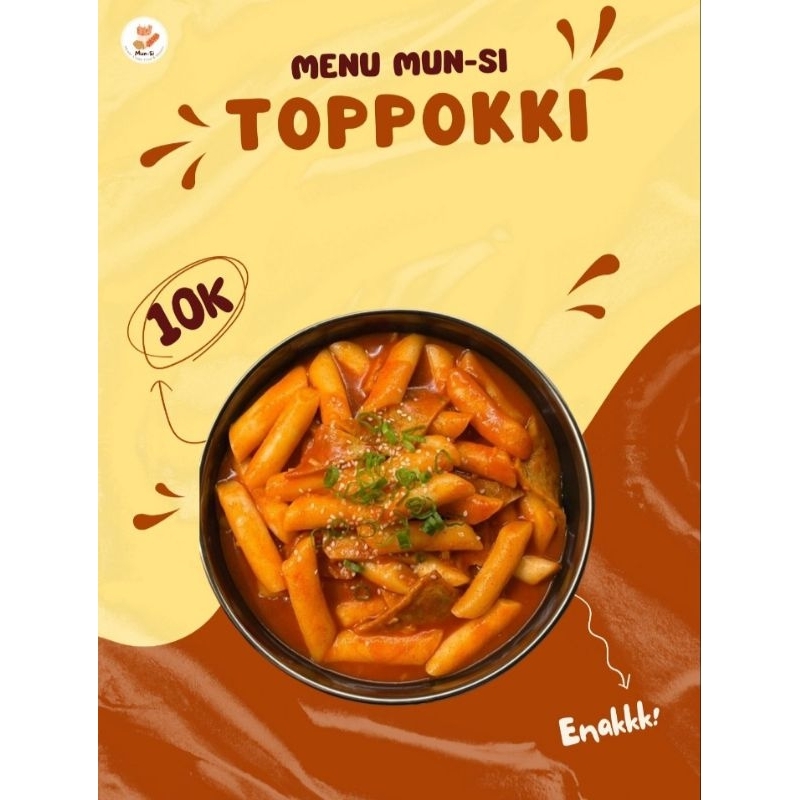 

Toppokki Korean Rice Cake / Mun-Si Korean Food