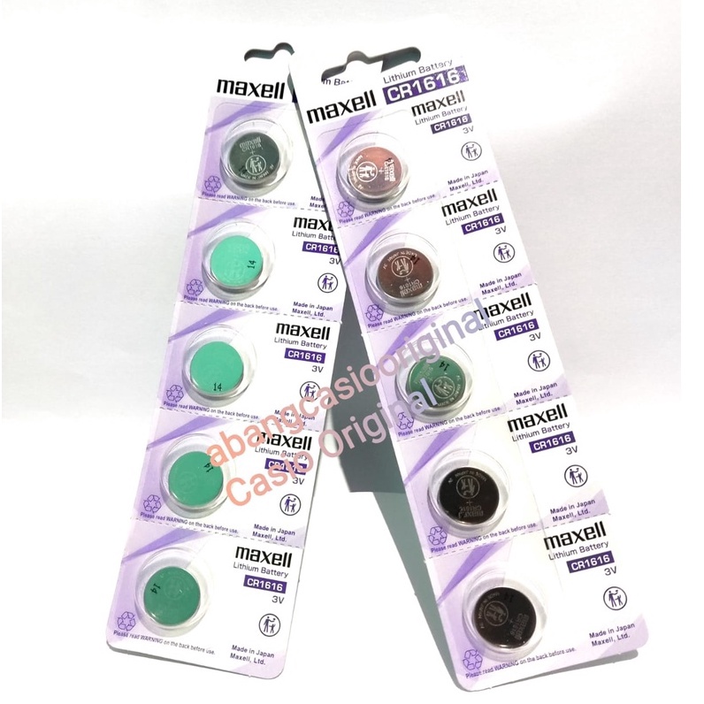 PESTA DISKON Baterai 1616 MURATA 1616 Maxell CR1616 CR 1616 Original