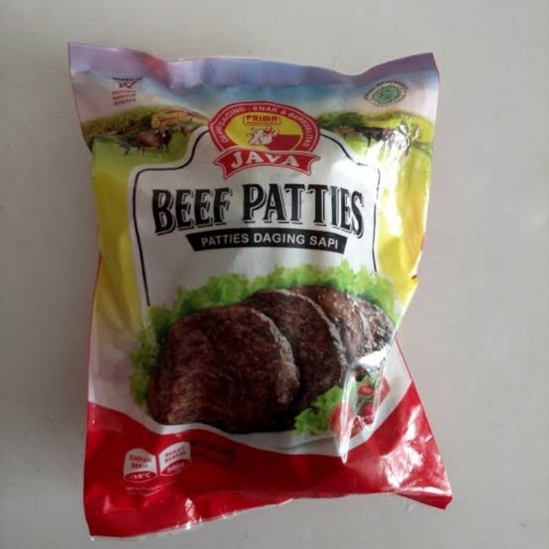 

Java beef patties 500gr isi 10 pcs