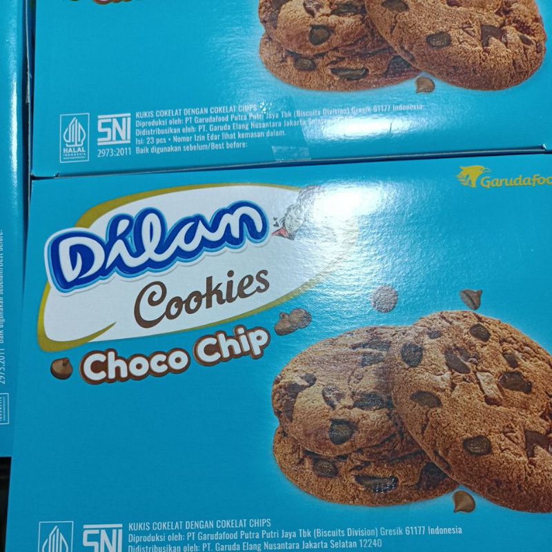 

Dilan Cookies choco chip kotak@23 pcs