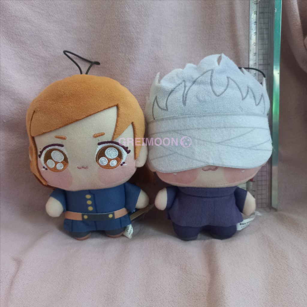 Gantungan Boneka Plush Chopinui Jujutsu Kaisen Gojo Satoru & Nobara Kugisaki