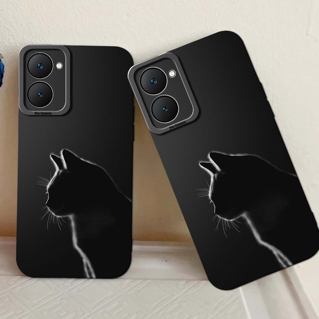 SOFTCASE VIVO Y03 Terbaru Motif (KUCING) Case Vivo Y03 - Case Hp - Casing Hp - Casing Vivo - Kesing 