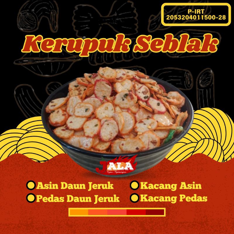 

KERIPIK SEBLAK KERING ISI 250gr