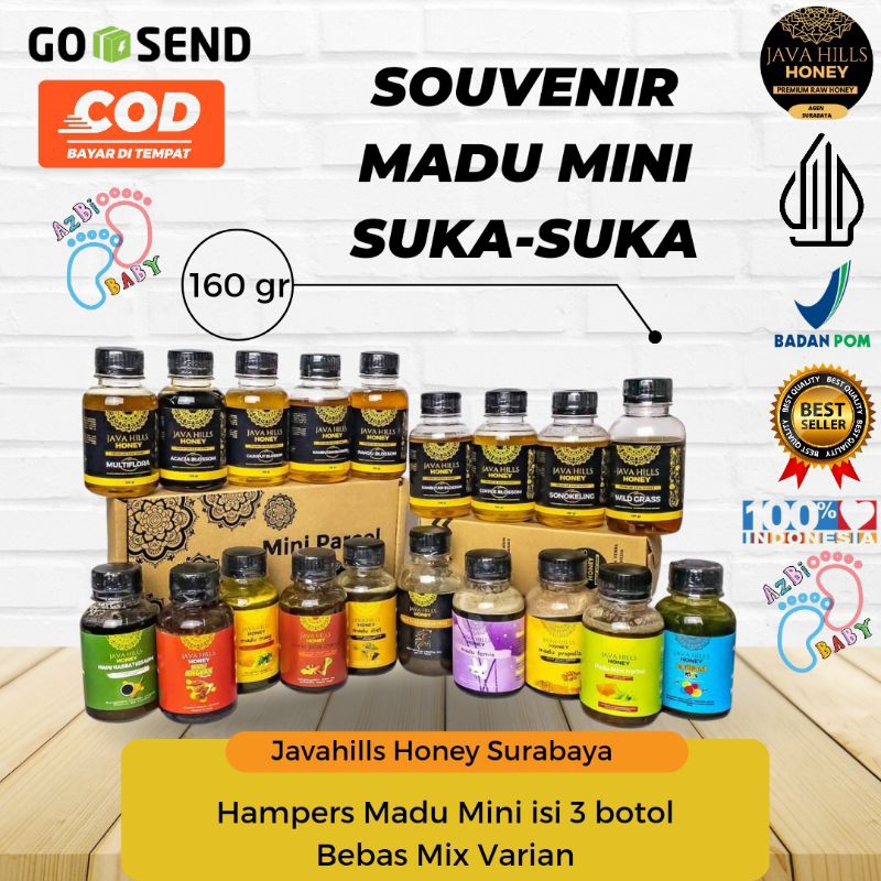 

HAMPERS JAVAHILLS Madu Mini 100% Murni Asli Souvenir javahills BISA COD WAJIB beli PAKETAN ISI 3 botol ❤️ Hampers Madu Mini 160gr javahills honey mumtaz java herba JAVAHILLSHONEY