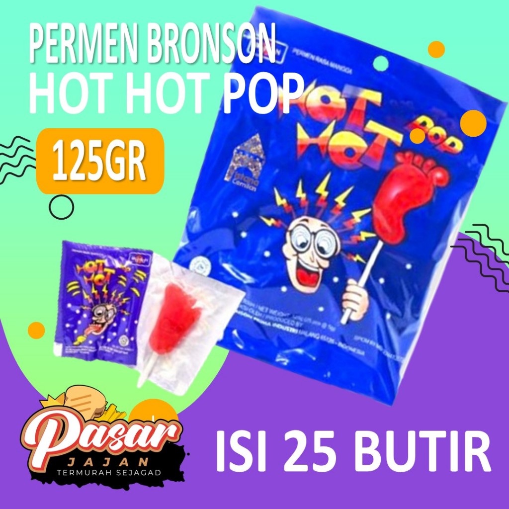 

Permen Hot Hot Pop Isi 25pcs/pack Candy Permen Kaki Bronson