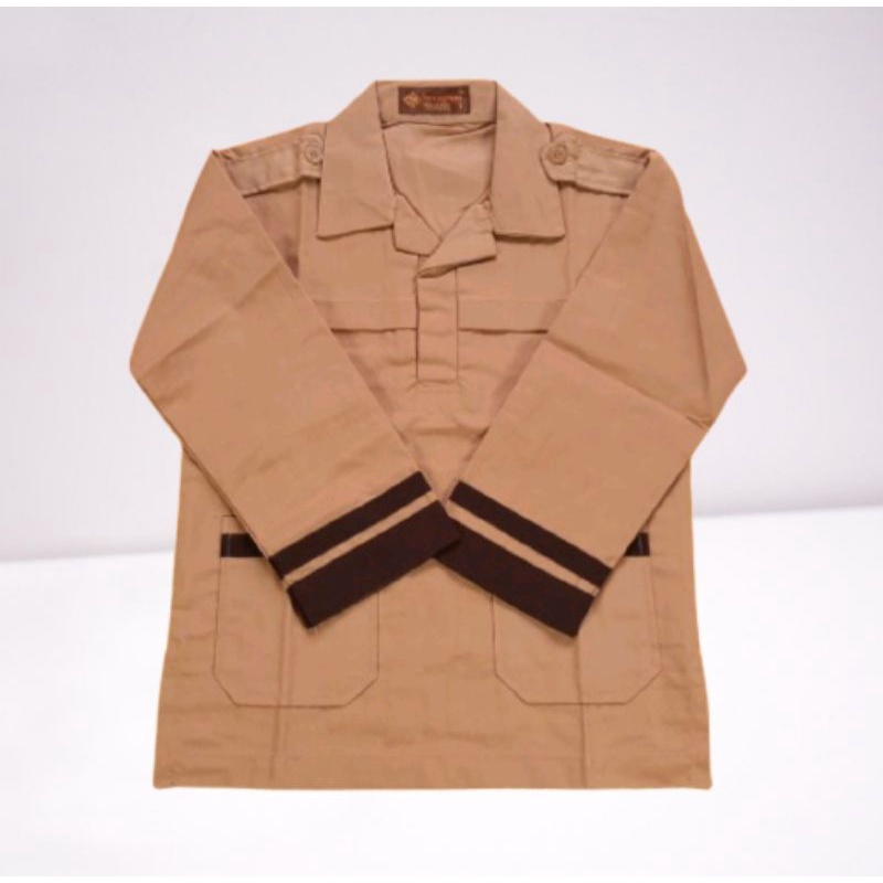 Baju Pramuka Lengan Panjang Pramuka Siaga Panjang Baju Pramuka SD Merk SERAGAM