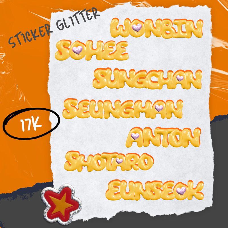 

[sreca.for.u] RIIZE ‘Bubbly’ Glitter Sticker