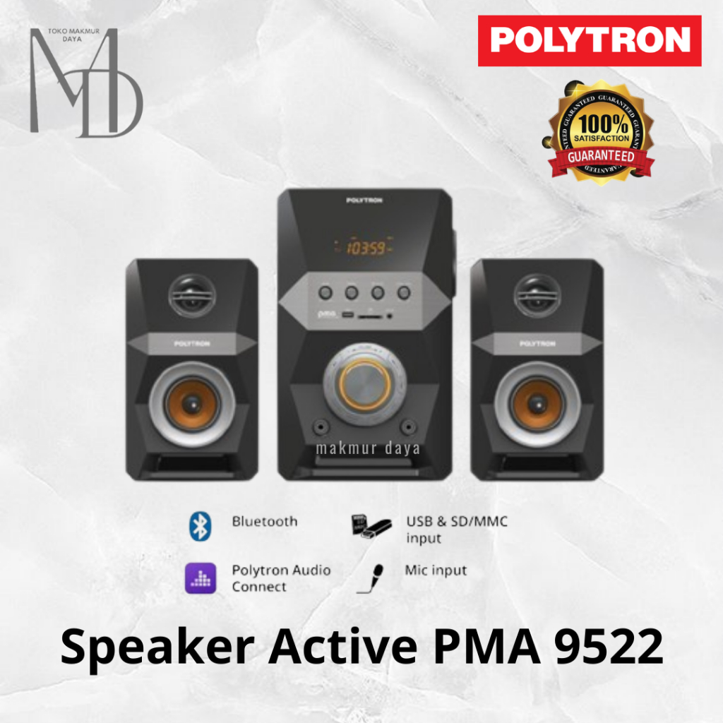 Polytron Speaker Active PMA 9522 / PMA9522 / PMA-9522 Bluetooth 9502