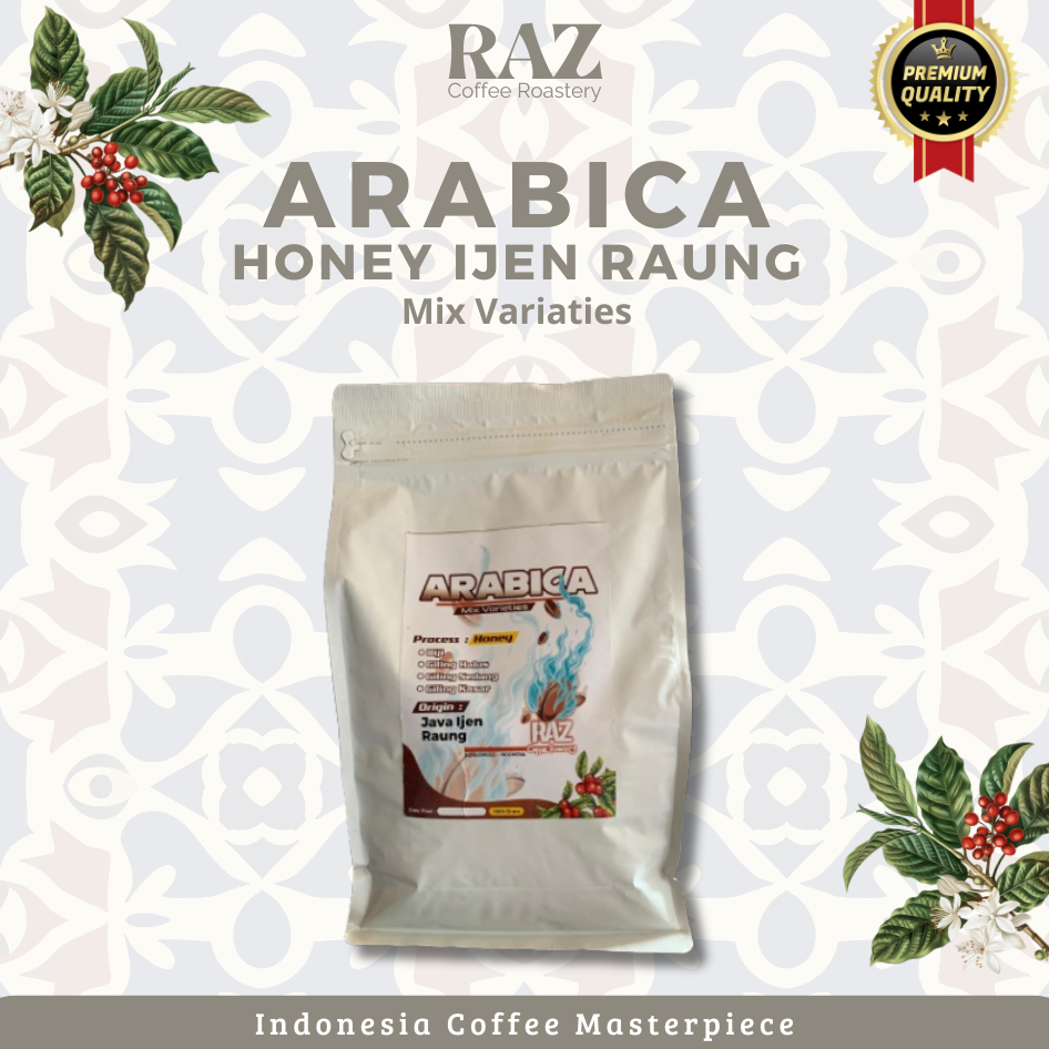 Arabica Honey Ijen Raung - Kopi Arabica - 1 Kg - RAZ Coffee