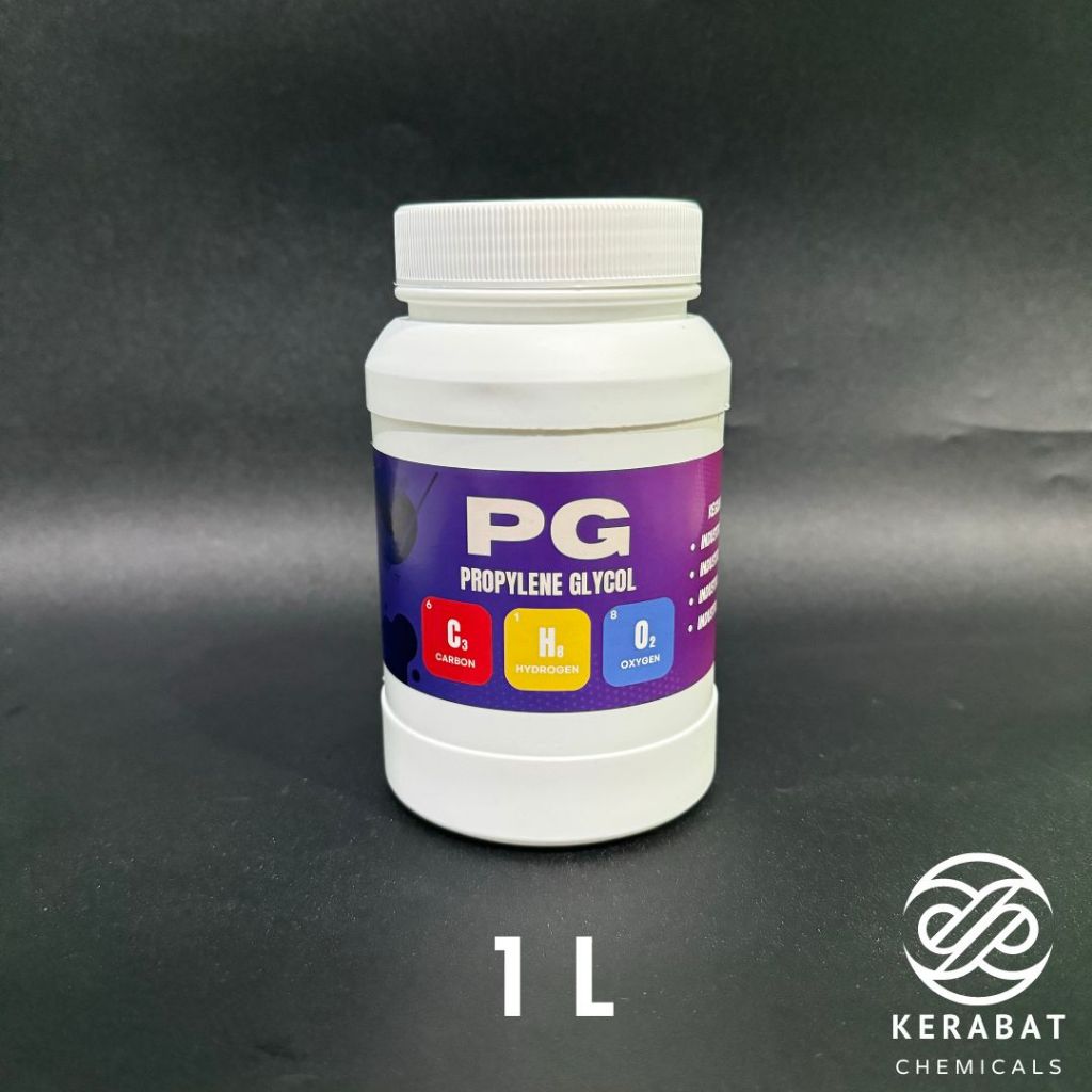 1 Liter Propylene Glycol, PG Propilen Glikol Murni USP Food Grade