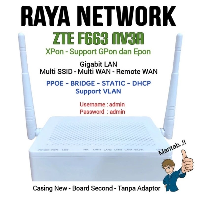 ZTE F663 nV3a XPon Casing New