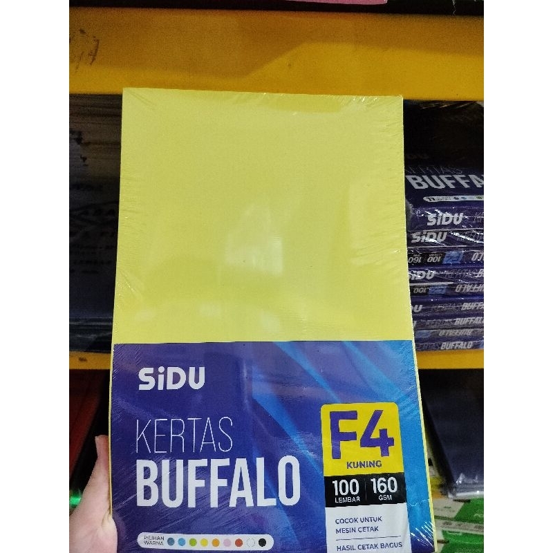 

Kertas bufallo sidu F4 kuning isi 100 lembar