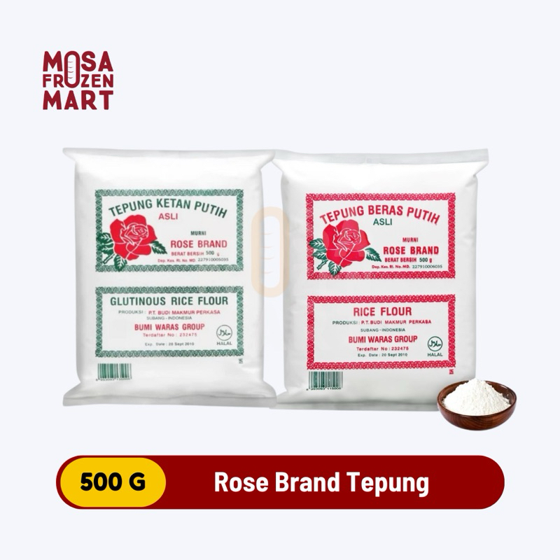 

Rose Brand Tepung Beras Putih & Tepung Ketan Putih 500 G